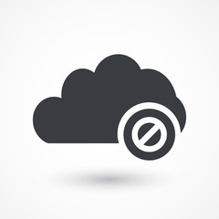 Cloud Computing Forbid Sign