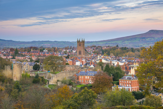 UK, England, Shropshire, Ludlow, St Laurence's Church