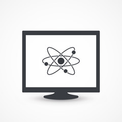 Desktop and atom icon