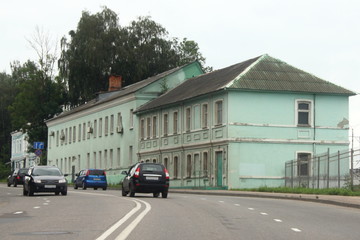 Russia, Smolensk – the old house on the Vitebsk highway in the summer