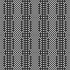 Black white seamless background. Geometric, endless pattern. Simple shapes and lines. Print for bandanas, interior items, scarves, hijabs, print on fabric