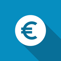 Euro flat icon