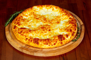 Traditional Caucasian Khachapuri