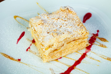 Traditional Napoleon cake