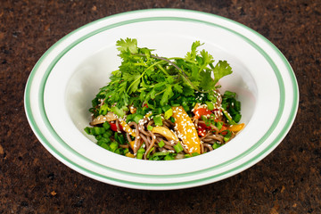 Delicious spaghetti noodles