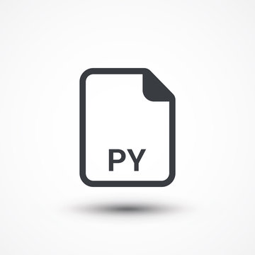 PY computer file extension symbol