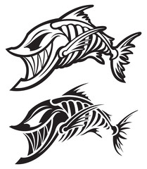 fish skeleton