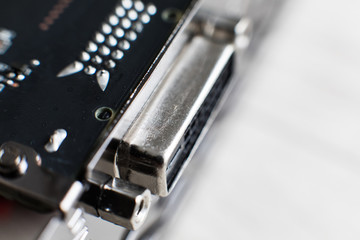 Сomputer board, motherboard, video card, electronic background