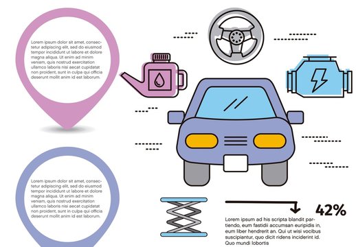 Car Maintenance Infographic Layout
