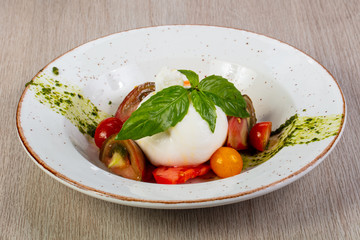 Buratta cheese salad