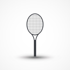 Simple icon for tennis rackets