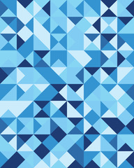 Seamless triangular pattern background, creative design templates