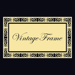 Art Deco Frame