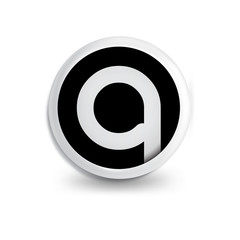 Obraz premium q Letter in circle icon logo element. letter logo template