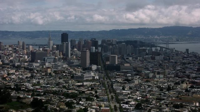 Timelapse of city landscape San Francisco California