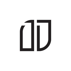 two letter monogram logo