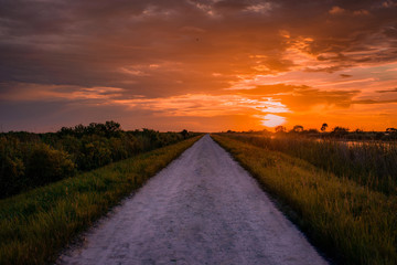 Lonley roads sunsets