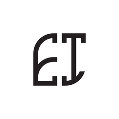 two letter monogram logo