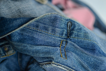 Naklejka premium The Denim Fabric