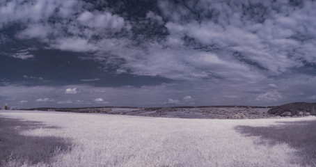 infrared photography - ir photo of panorama - the art of our world in the infrared spectrum 