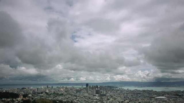 Timelapse of city landscape San Francisco California