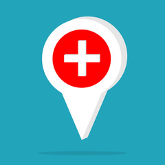 Obraz premium Medical care sign. Health medical logo template. Vector illustration.