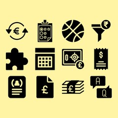 Document, questions and clipboard related premium icon set