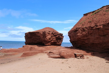 P.E.I Eroded rocks