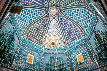 Shah-i-Zinda at Samarkand, Uzbekistan - obrazy, fototapety, plakaty