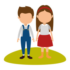 cute and little kids characters