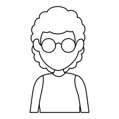 cute grandmother avatar character