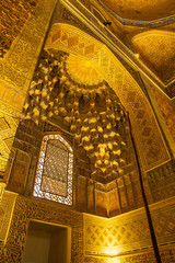 Fototapeta na wymiar In Gur-e-Amir at Samarkand Uzbekistan