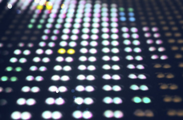Obraz premium Defocused colored LEDs, blur abstract background ready for your design 