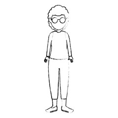 cute grandmother avatar character