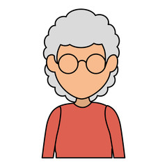 cute grandmother avatar character