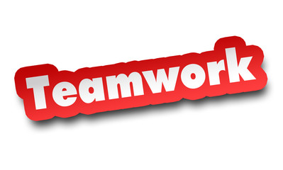 teamwork concept 3d illustration isolated