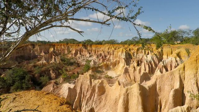 hells kitchen canyon in marafa in kenya
