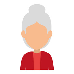 cute grandmother avatar character