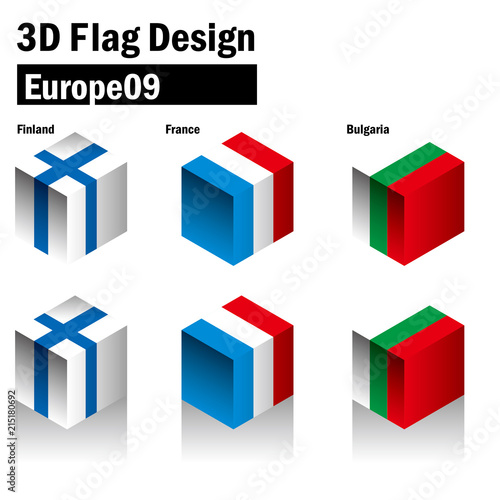 立体的な国旗のイラスト フィンランド ブルガリア フランスの国旗 3dフラッグ 国旗セット Stockfotos Und Lizenzfreie Vektoren Auf Fotolia Com Bild