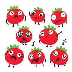 tomato character vector design