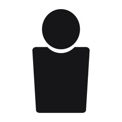 User icon, Person icon, vector