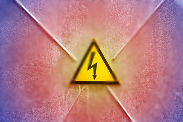 Electrical Cabinet with sign