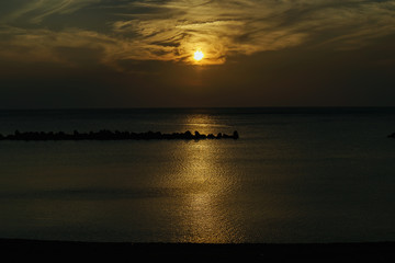 Fototapeta premium 村上夕景