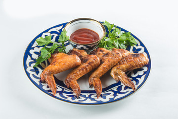 grilled chicken on a beautiful plate
