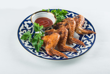 grilled chicken on a beautiful plate
