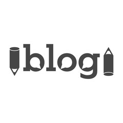 Blog Text, sign, icon, logo