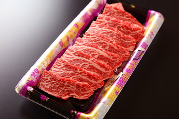 焼肉、ロース肉