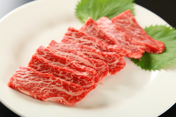 焼肉、ロース肉