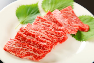 焼肉、ロース肉