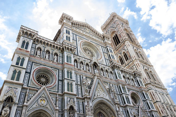 Fototapeta premium szczegół słynnej katedry Santa Maria del Fiore we Florencji